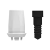 ZERAMEX®XT Abutment RB Straight, 1mm (incl. Screw)