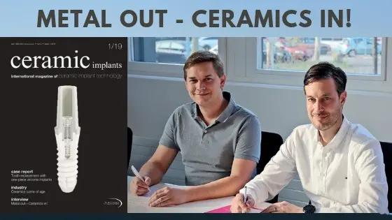 Metals Out - Ceramics In ZERAMEX Article