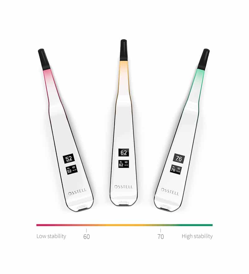 Osstell Beacon with implant stability scale