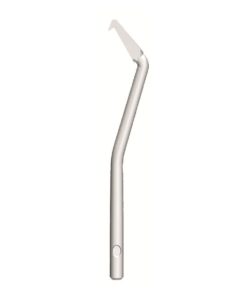 Elbow hook for crowns on posterior teeth