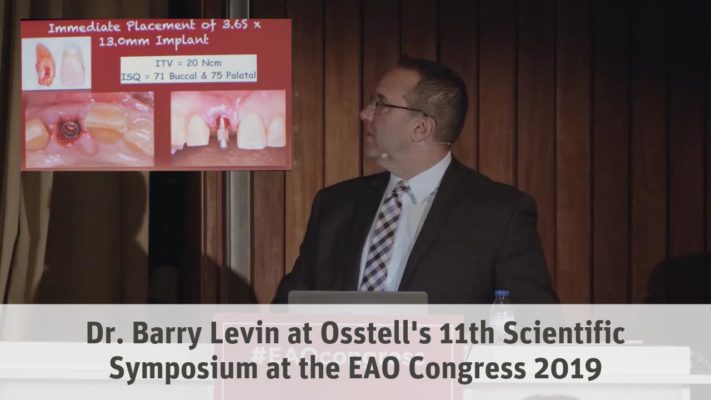 Dr. Barry Levin at Osstell's 11th Scientific Symposium