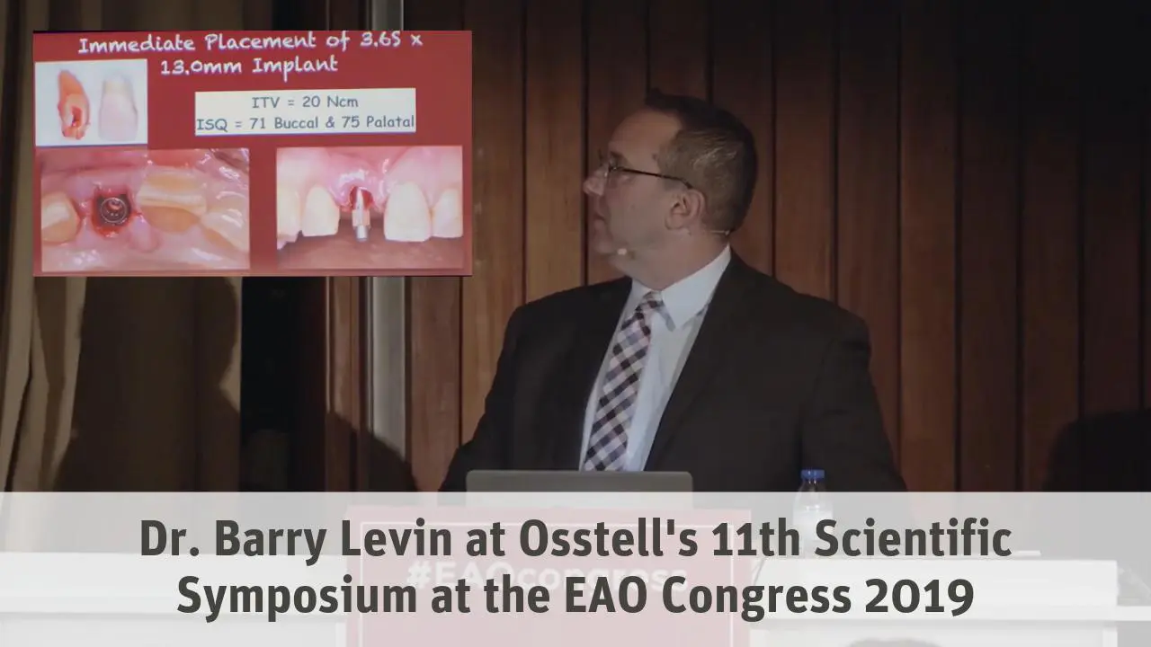 Dr. Barry Levin at Osstell's 11th Scientific Symposium