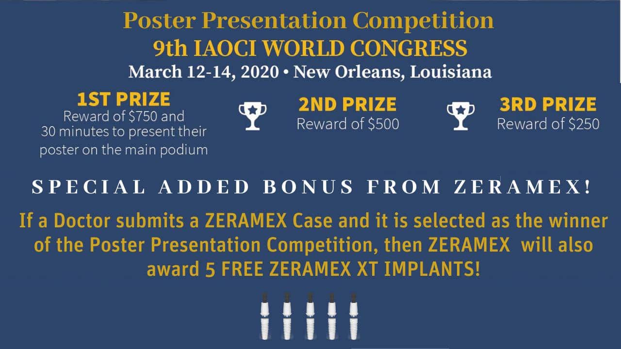 IAOCI Poster Presentation Competition PRIZE