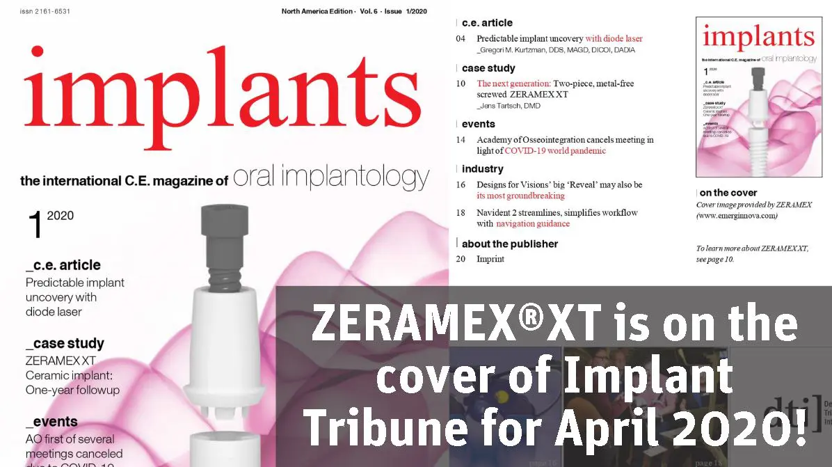Zeramex xt front page