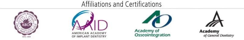 Jack Hahn DDS Affiliations and Certificates