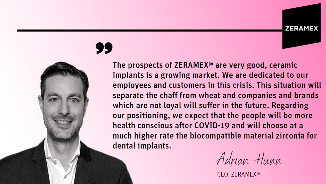 Zeramex CEO Adrian Hunn Statement