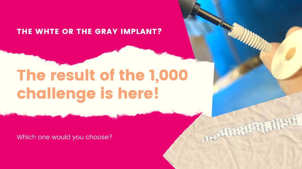 White or gray results banner