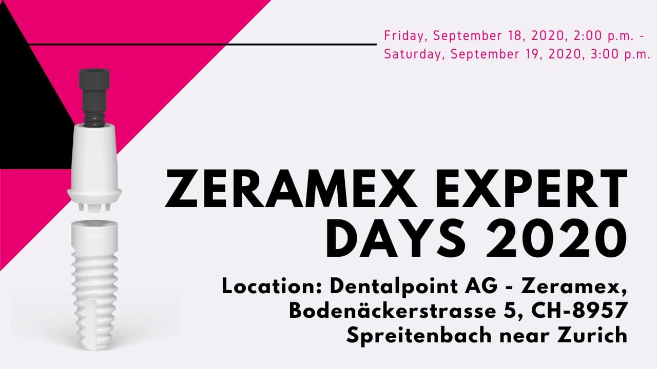 Zeramex Expert Day 2020 Banner